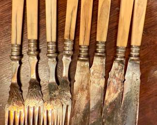 Vintage Serving Forks and Knives