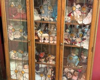 Wooden Glass Front Display Cabinet