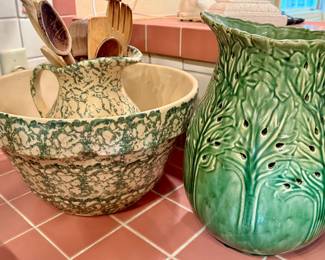 Decorative Bowl and Pitchers