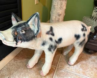 Standing Pig Statue