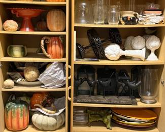 Assorted Holiday and Serving Dishware