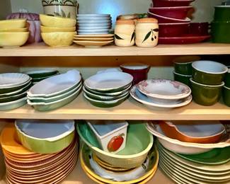 Assorted dishware