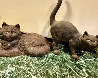 Cast Iron Cat Door Stoppers