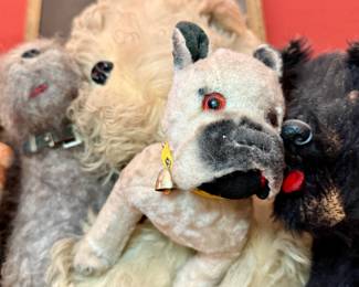 Stuffed Antique Dogs