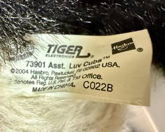 Panda Bear Luv Cub 2004 Interactive Tiger Elec. Hasbro 73901