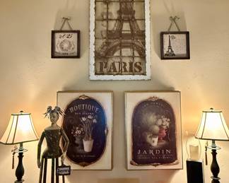 Parisian Themed Wall Decor