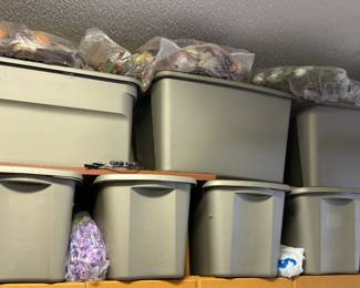 Storage Containers and Seasonal Decor