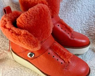 Coach Urban Hiker Shearling Size 8B