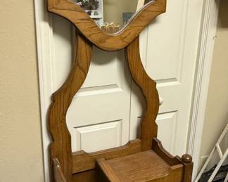 Coat Tree with Mirror