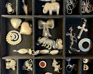 Elephant and Other Various Pendants