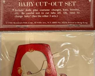 Shackman "Queen Holden" Paper Doll Baby Cut-Out Set