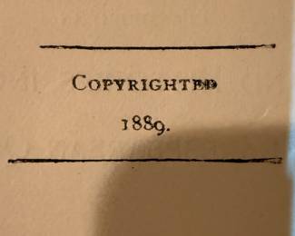Illustrated Shakespeare Copyright 1889