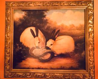 P. Rolence Rabbit Folk Art