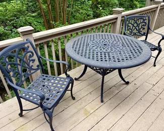 Metal Outdoor Table and Chairs