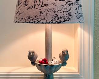 Bird Table Lamp