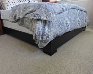 #128 West Elm King Platform Bed Frame 78 x 84