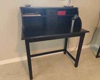 #117 Black Student Desk 38 x 22 x 42