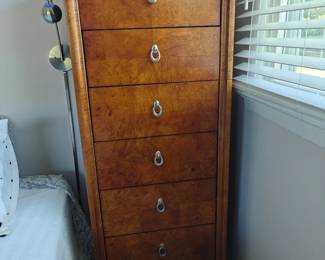 #126 Thomasville Tall Chest of 7 Drawers 22 x 18 x 63 (Part of 6 Piece Set sold individually)