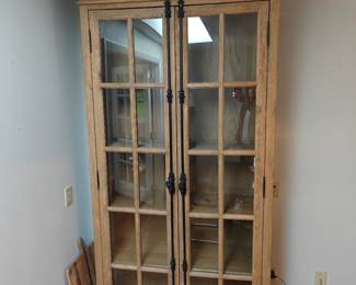 #105 Restoration Hardware Oak Tall Sideboard 46 x 18 x 90.5 Original MSRP $4,500