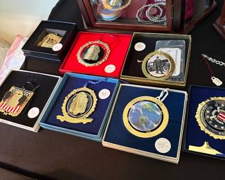 Some FBI White House Christmas ornaments