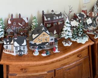 Our Client’s Mother collected many Dept 56 Snow Villagees for years!!