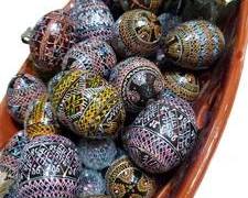 Pysanka Hand Painted Ukrainian Easter Eggs