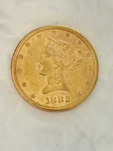 1882 $10 Liberty Gold Eagle Coin Extra Fine Condition