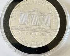 2020 Austrian 1 Ounce .999 Fine Silver "Philharmonic" Gem Condition