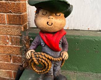 Cowboy statue