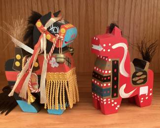 Japanese folk art horses