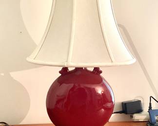 Sang de boeuf lamp