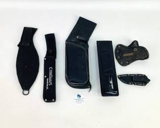 Nylon and Leather Police and Knife Pouches
