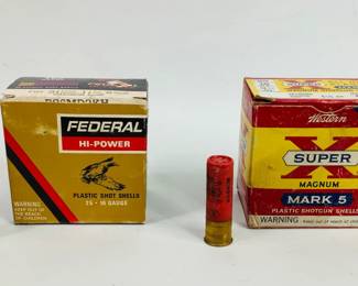 Federal and Western 16 GA Shotgun Shells