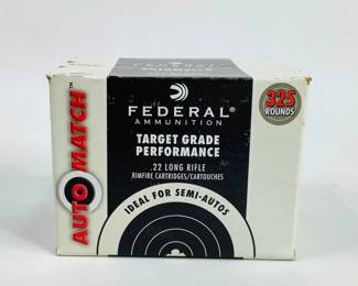 Sealed Box of Federal .22 Rimfire Cartridges