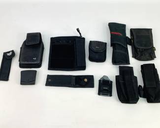 Various Black Pouches