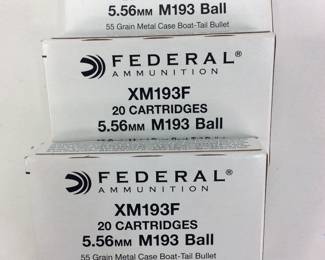 Federal Ammunition 5.56 Ammo