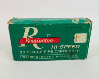 Partial Box of Remington 308 Winchester Bullets