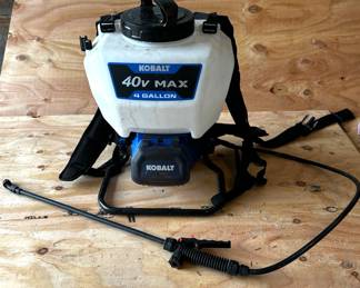 Kobalt 40V 4-Gallon Backpack Sprayer