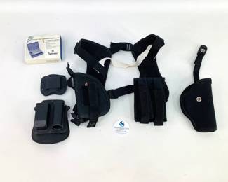 Various Nylon and Molded Plastic Police Gear