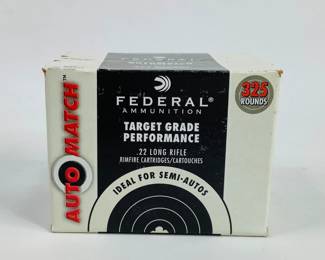Sealed Box of Federal .22 Rimfire Cartridges