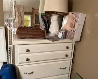 Bedroom furniture and lamps