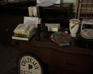 Binoculars and housewares