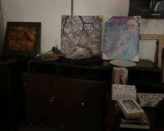 Artwork and entertainment center