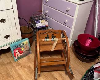 Dressers and Antique rockers