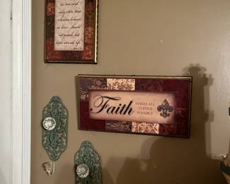 Faith and believe decor