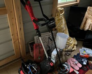 Yard tools, metal detector, shoes, and SOOOO much more!