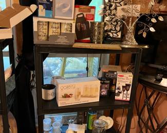Candles and beauty items