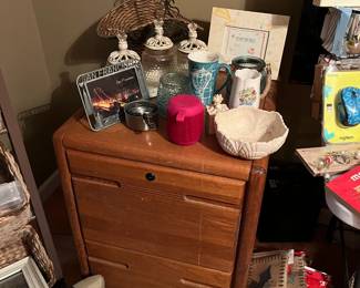 File cabinet and home decor
