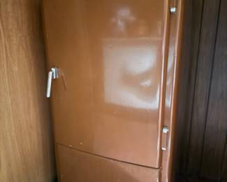 Vintage refrigerator or beer fridge