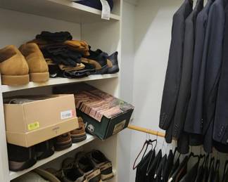 Large selection of new and like New shoes, boots casuals, tennis shoes, dress shoes, some still boxes never worn.